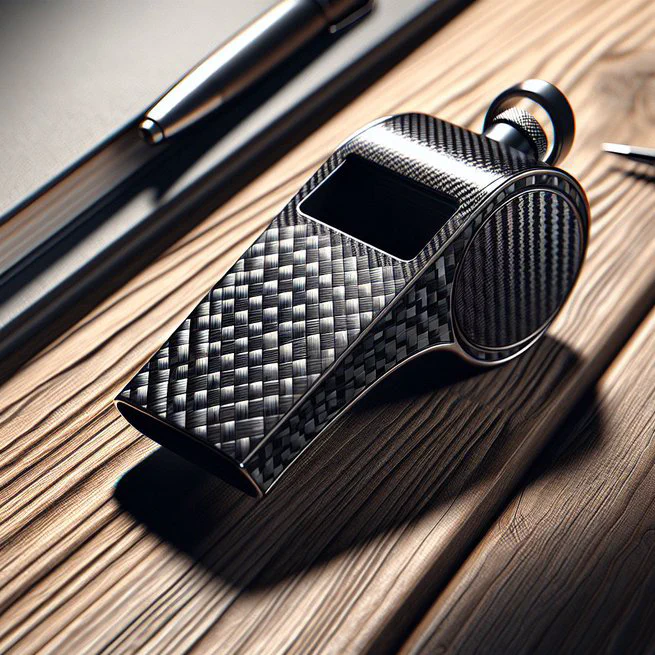 Carbon Fiber Whistle Tin for Beginner